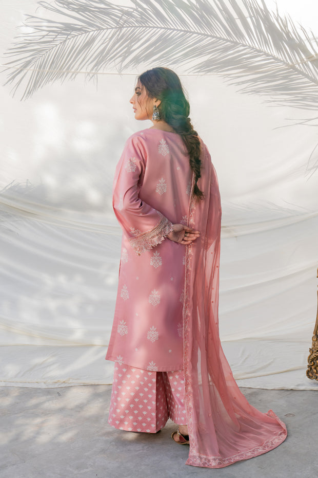 3 Piece - Embroidered Lawn Suit - MKV1-1