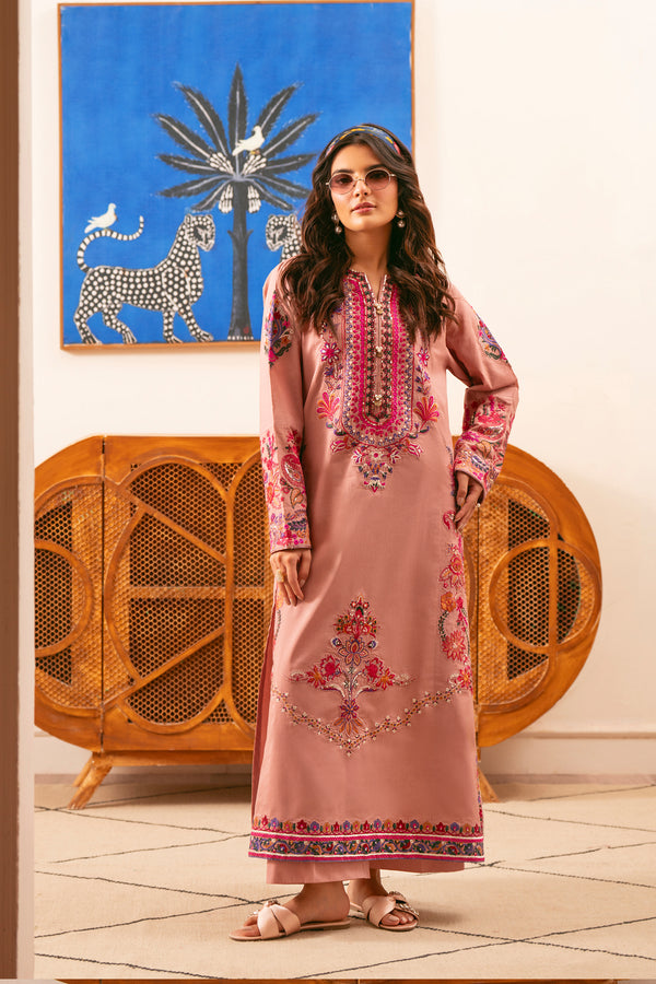 2 Piece - Embroidered Lawn Suit - V5 - 09