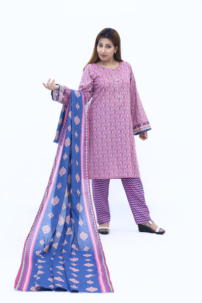 3PC - Printed Lawn - 4531