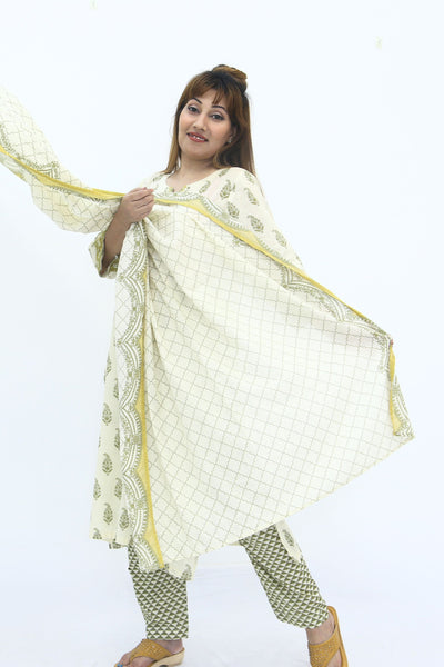 3PC - Printed Lawn - 4532